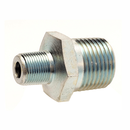307925 Alemite Straight Adapter - Thread: 1/2" NPTF(m) - Thread (M / F): 1/2"-27 NS Taper(m) - Beltsmart