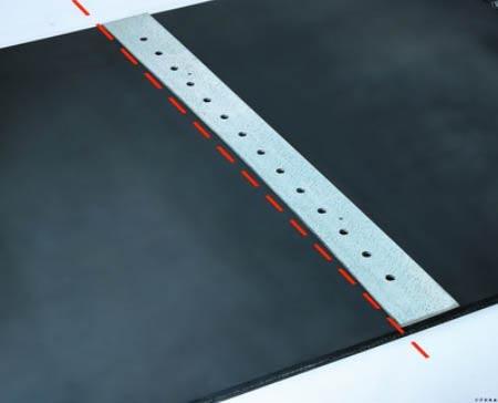 560 Flexco 550 Bolt Hinged Fastner Curved Template - 30810 - 60" Belt Width