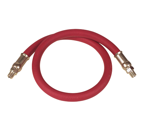 317803-7 Alemite Hose Reel Accessory - Air/Water Hose - 7ft - Coupling specification: 1/4" NPTF(m) x 1/4" NPTF(m) - Hose ID: 3/8" - Working Pressure: 300 PSI - Beltsmart
