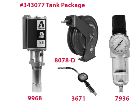 343077 Alemite Pumps - Tank Package - Flexible Extension - Beltsmart
