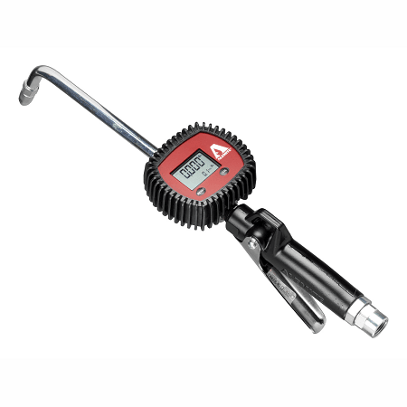 3670 Alemite Electronic Meter - Measures: Quart - Extension: Rigid - Non-Drip Tip: Automatic - Beltsmart