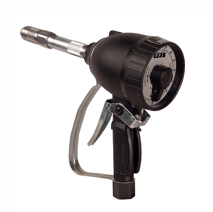 3690-C Alemite Mechanical Preset Meter - Dial Registers: Quart - Fluids: Gear Oil, Motor Oil, ATF - Odometer Registers: Gallon - Dial range: Quart (0- 60) - Extension: Rigid - Beltsmart
