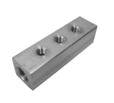 381193-2 Alemite Manifold Block - 3 Ports