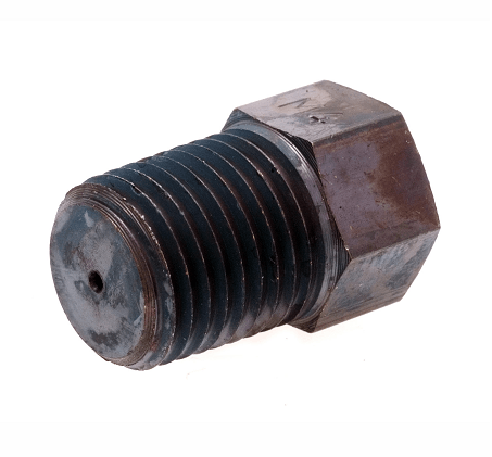 381303-4 Alemite Mist Fitting - Inlet: 1/8"NPTF(f) - Outlet: 1/4"NPTF(m)