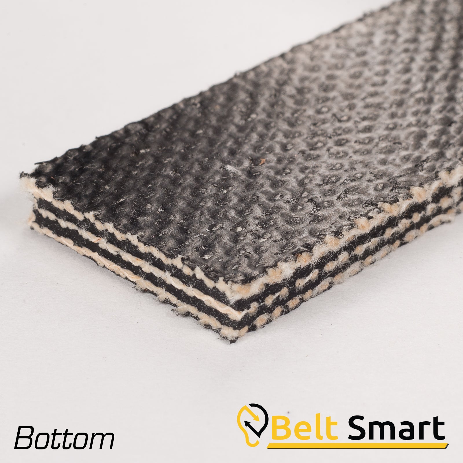 BS038 - #38 Beltservice 3 Ply CP30 Black FS x FS Conveyor Belt