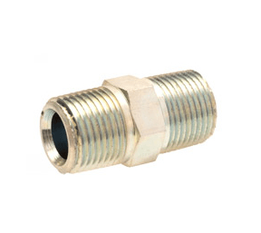 41729 Alemite Straight Adapter - Thread: 3/8" NPTF(m) - Thread (M / F): 3/8" NPTF(m) - Beltsmart