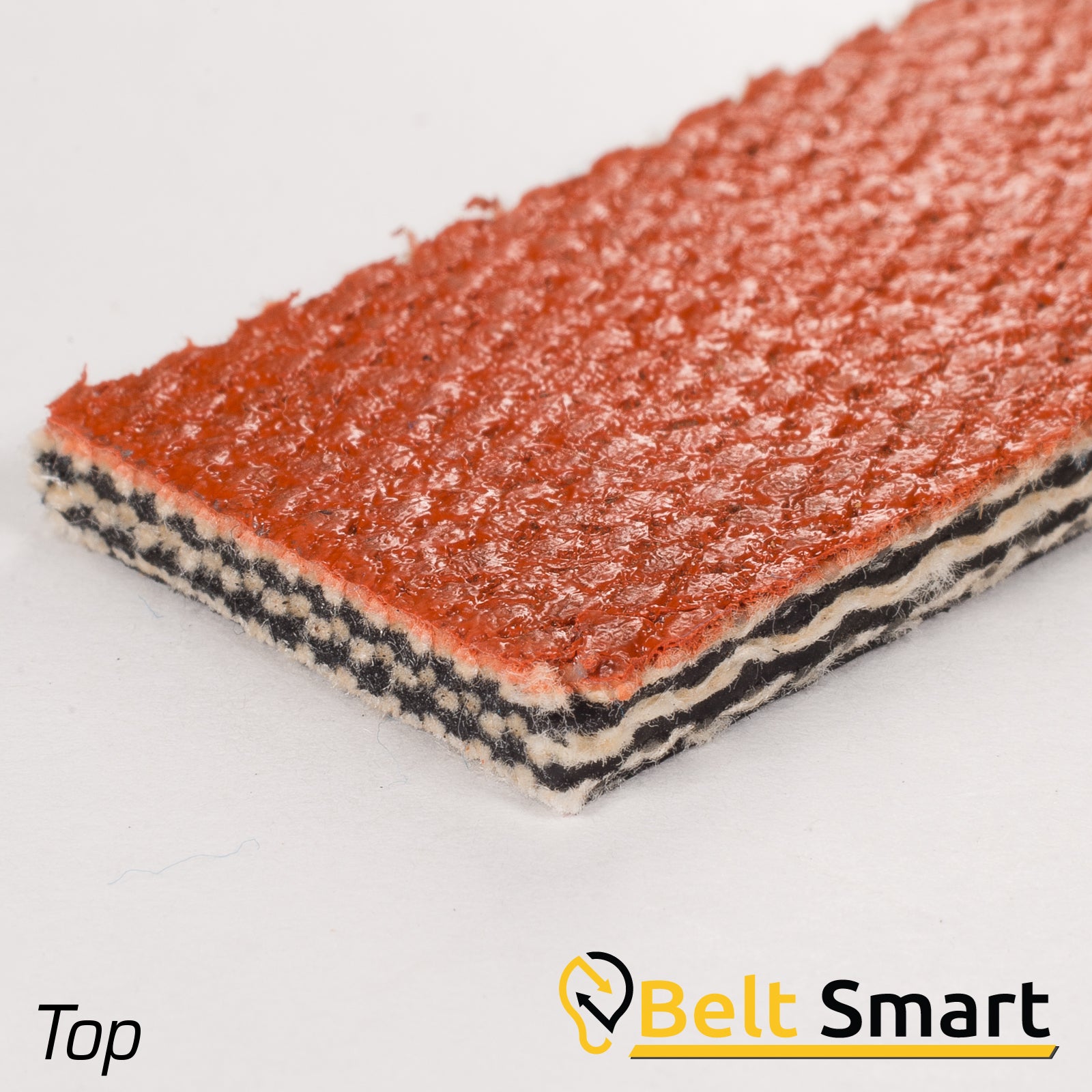 BS046A - #46a Beltservice 3 Ply Red Silicone-Covered HSW Conveyor Belt