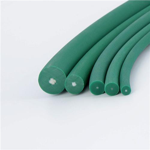 4940051 by Fenner Drives | Eagle 89 Textured Round Belting | 8mm Diameter | Reinforced | Green | 100ft