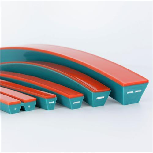 5260572 by Fenner Drives | Eagle Hyfen 85 CXF V Belting | Cross Section A Twin | 0.50" w x 0.51" h, | Reinforced | Blue, Green, Orange | 100ft