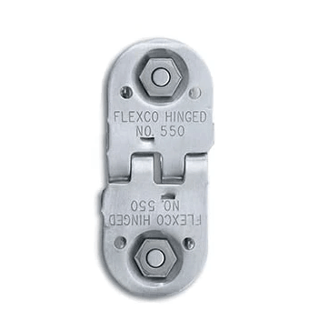 550-1 Flexco 550 Bolt Hinged Single Plate Fastener - STEEL Joint - 40102 - Box of 50