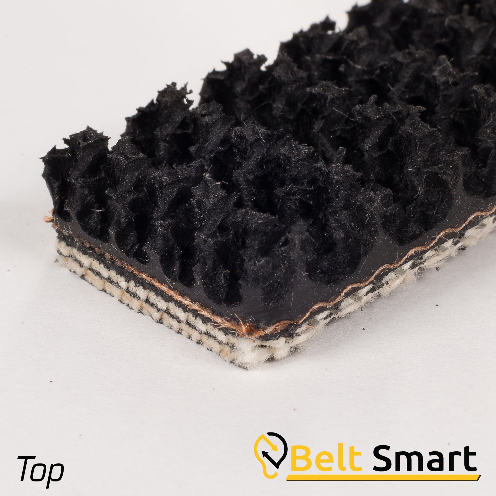 BS056 - #56 Beltservice 3 Ply CP 30 Black Roughtop x FS Conveyor Belt