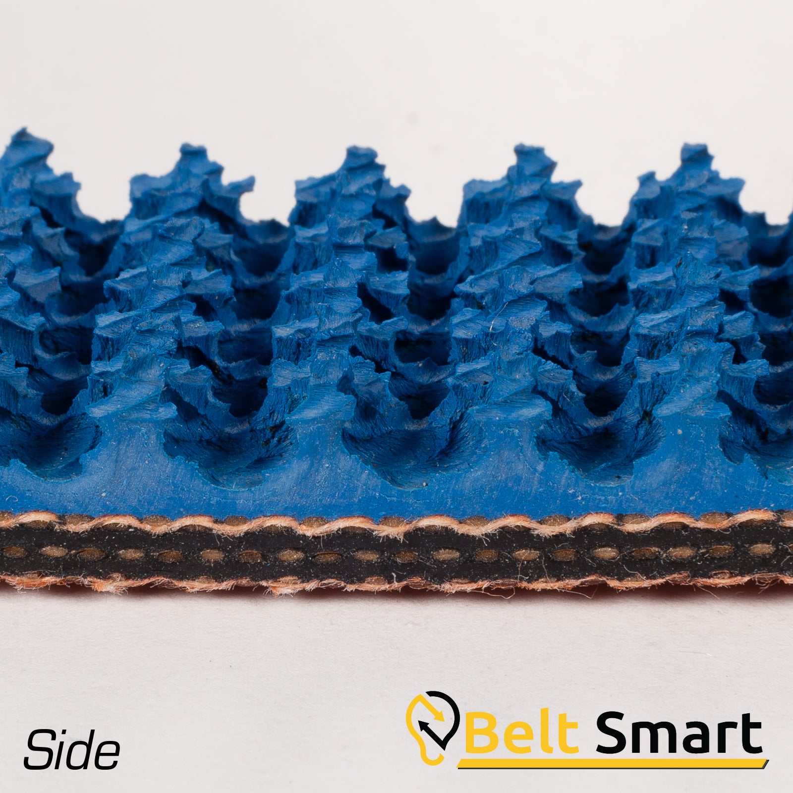 BS061A - #61a Beltservice 3 Ply 150 Blue Carbox Nitrile Roughtop x Bare Conveyor Belt