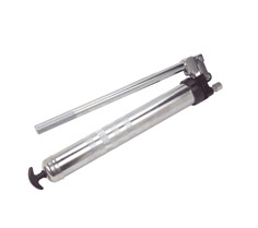 6243-J3 Alemite Heavy Duty Extra Long Solid Lever Gun 10000 PSI - 24oz Cylinder Capacity - Check Valve and Loader Fitting