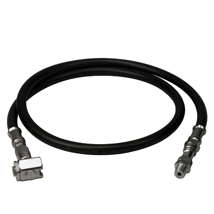 6615-G Alemite Pump Accessory - Pump Hose Assemblies - All Manual and High Pressure - Hose length: 5-1/2' - Use with Giant Button Head Fittings