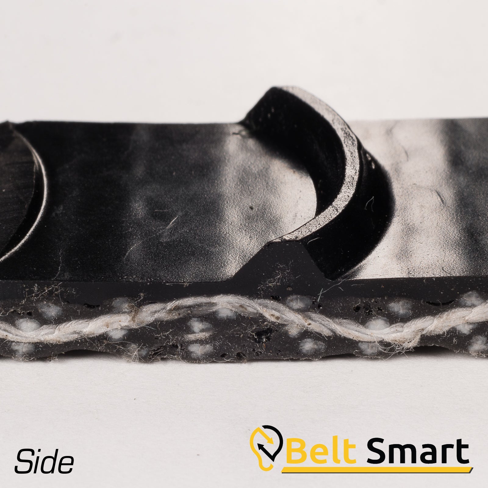 BS069B - #69b Beltservice PVC - 200 Black Crescent Top x FS Conveyor Belt