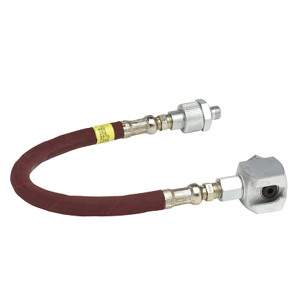 7089 Alemite 12" Hose Assembly for Standard Button Head Fittings - 1/8" NPTF(m) - 4800 PSI