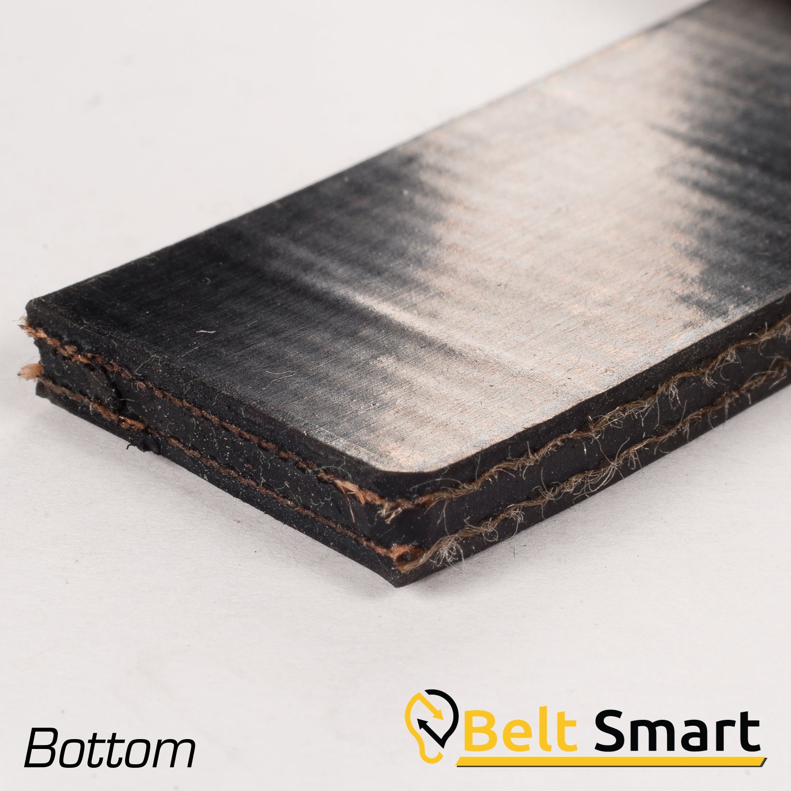 BS070 - #70 Beltservice 2 Ply 150 Black Belt 1/32" x 1/32" Conveyor Belt