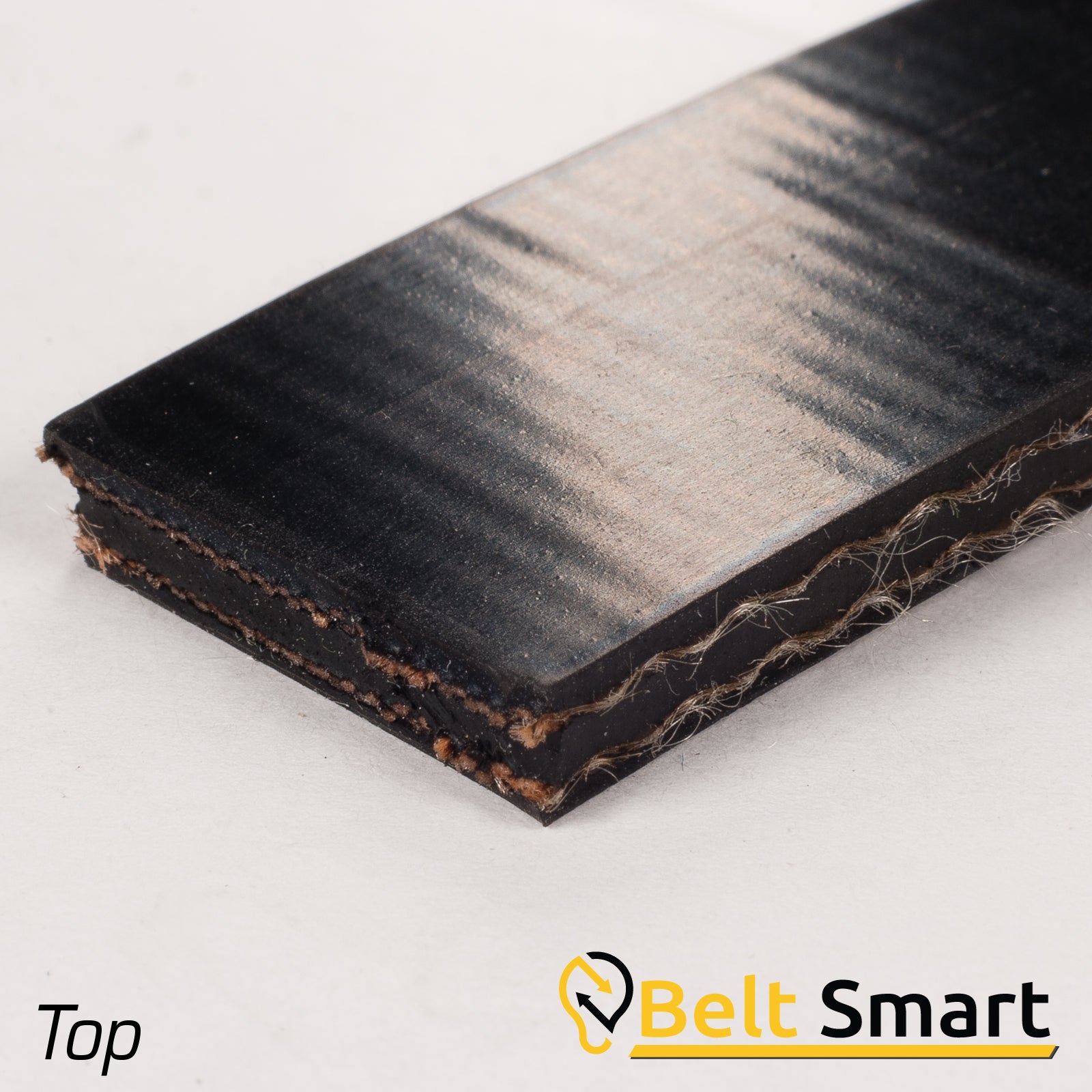 BS070 - #70 Beltservice 2 Ply 150 Black Belt 1/32" x 1/32" Conveyor Belt