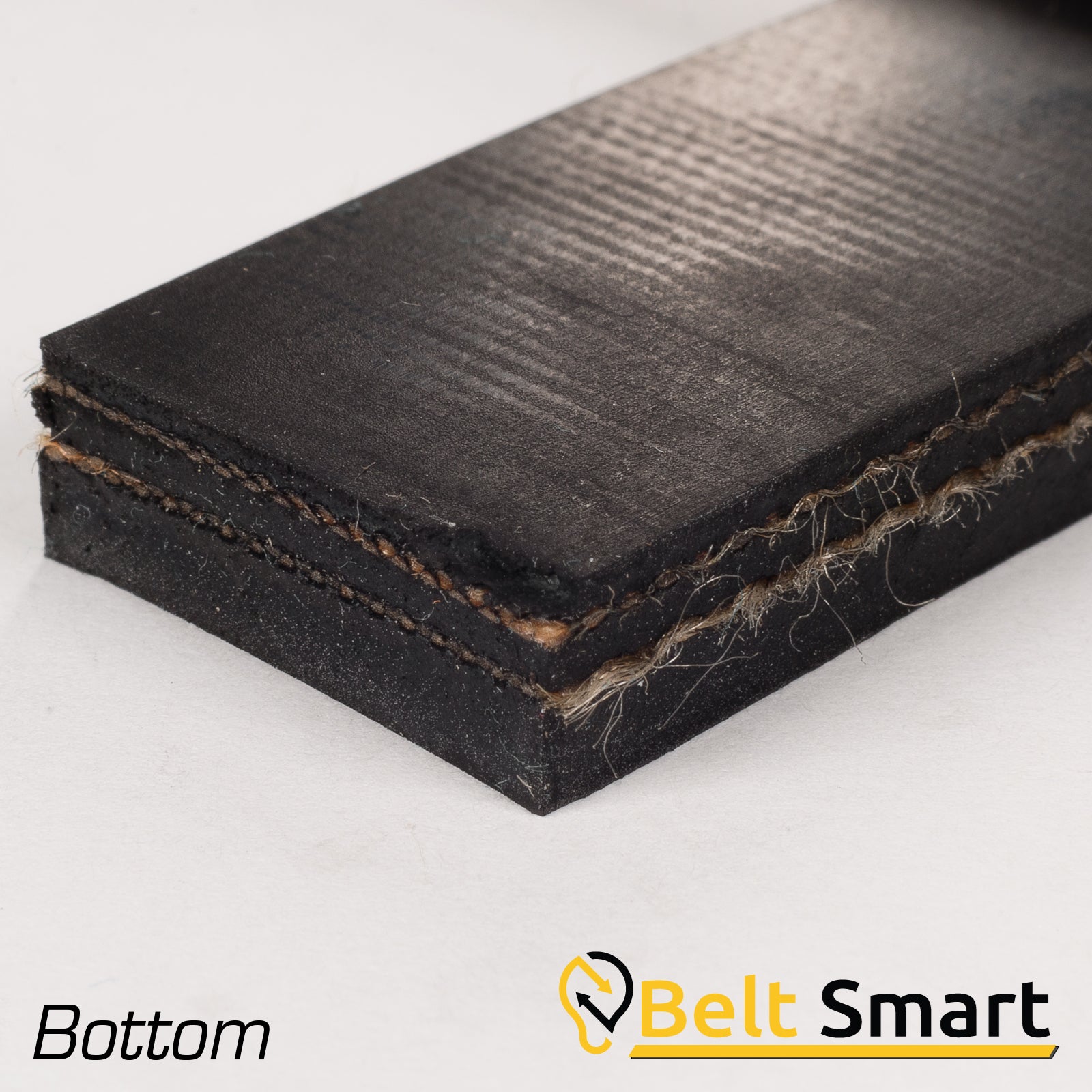 BS074A - #74a Beltservice 2 Ply 220 Black Belt 1/8" x 1/16" FR-SC-MOR Conveyor Belt