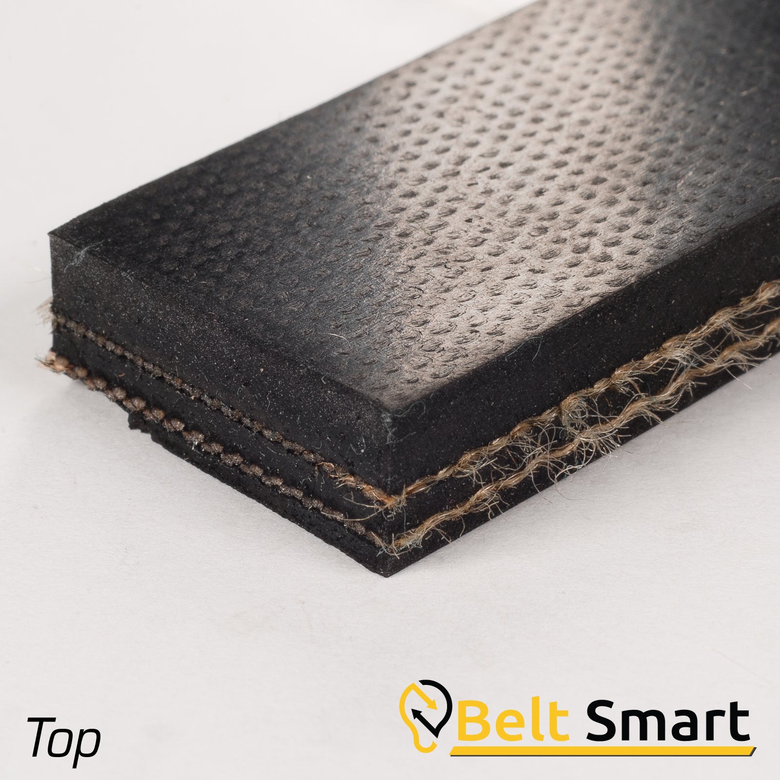 BS074 - #74 Beltservice 2 Ply 220 Black Belt 1/8" x 1/16" MOR-SC Conveyor Belt