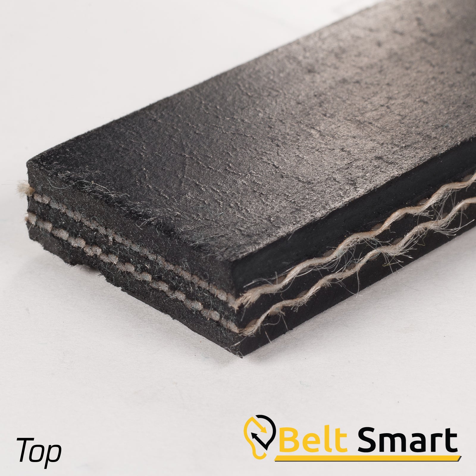 BS074B - #74b Beltservice 2 Ply 220 Black Belt 1/16" x 1/16" FR-SC-VOR Conveyor Belt