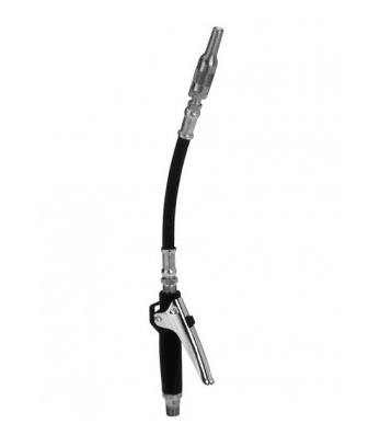 7498-A Alemite Non-Metered Oil Control Valve Material Inlet: 1/2" NPTF(f) - Extension: Flexible - Non-Drip Tip: Automatic