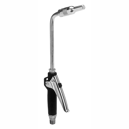 7498 Alemite Non-Metered Oil Control Valve Material Inlet: 1/2" NPTF(f) - Extension: Rigid - Non-Drip Tip: Automatic