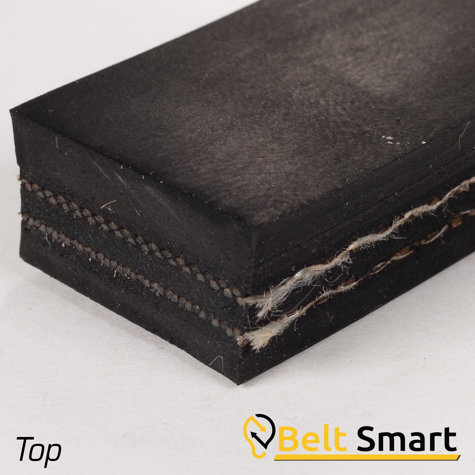 BS074C - #74c Beltservice 2 Ply 220 Black Belt 5/32" x 3/32" FR-SBR Conveyor Belt