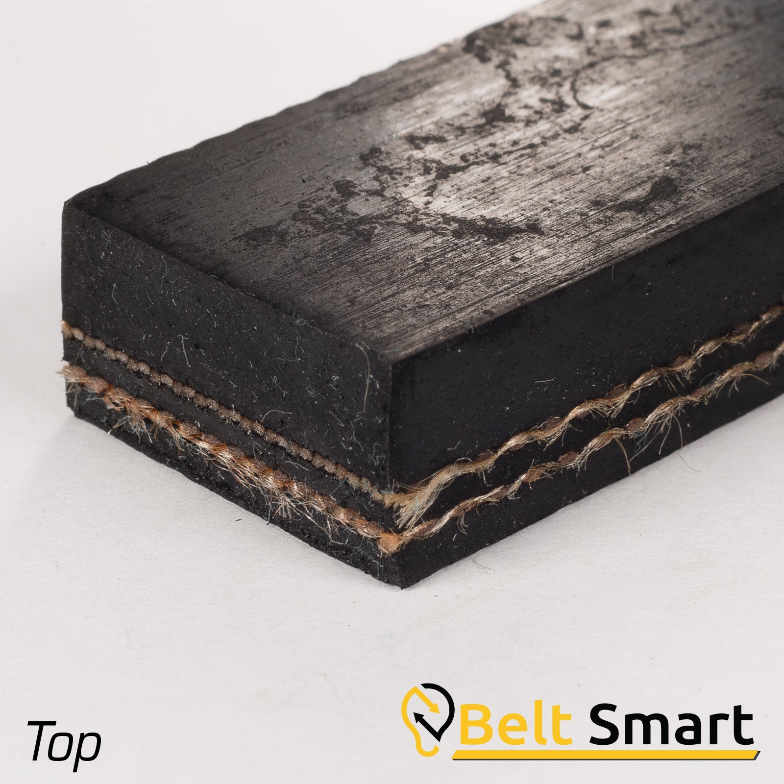 BS075 - #75 Beltservice 2 Ply 220 Black Belt 3/16" x 1/16" Conveyor Belt