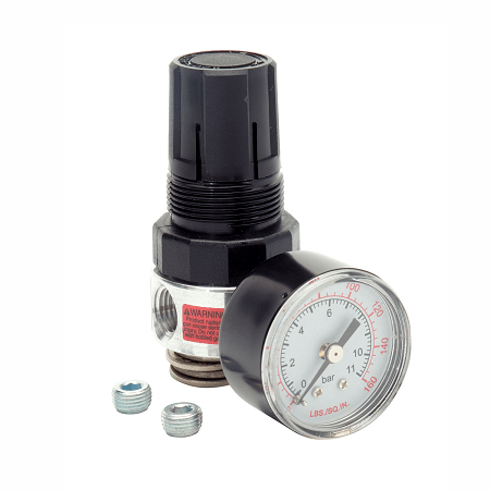 7624-A Alemite Regulator - Max inlet Pressure: 300 PSI - Inlet/Outlet: 1/4" NPTF(f)