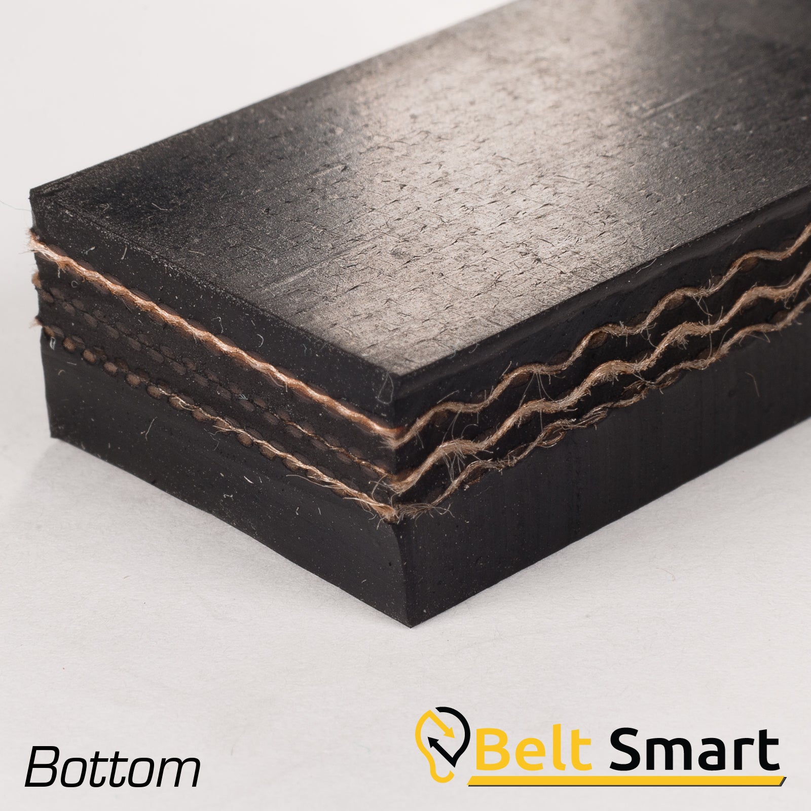 BS077A - #77a Beltservice 3 Ply 330 Black Belt 3/16" x 1/16" MOR-SC Conveyor Belt