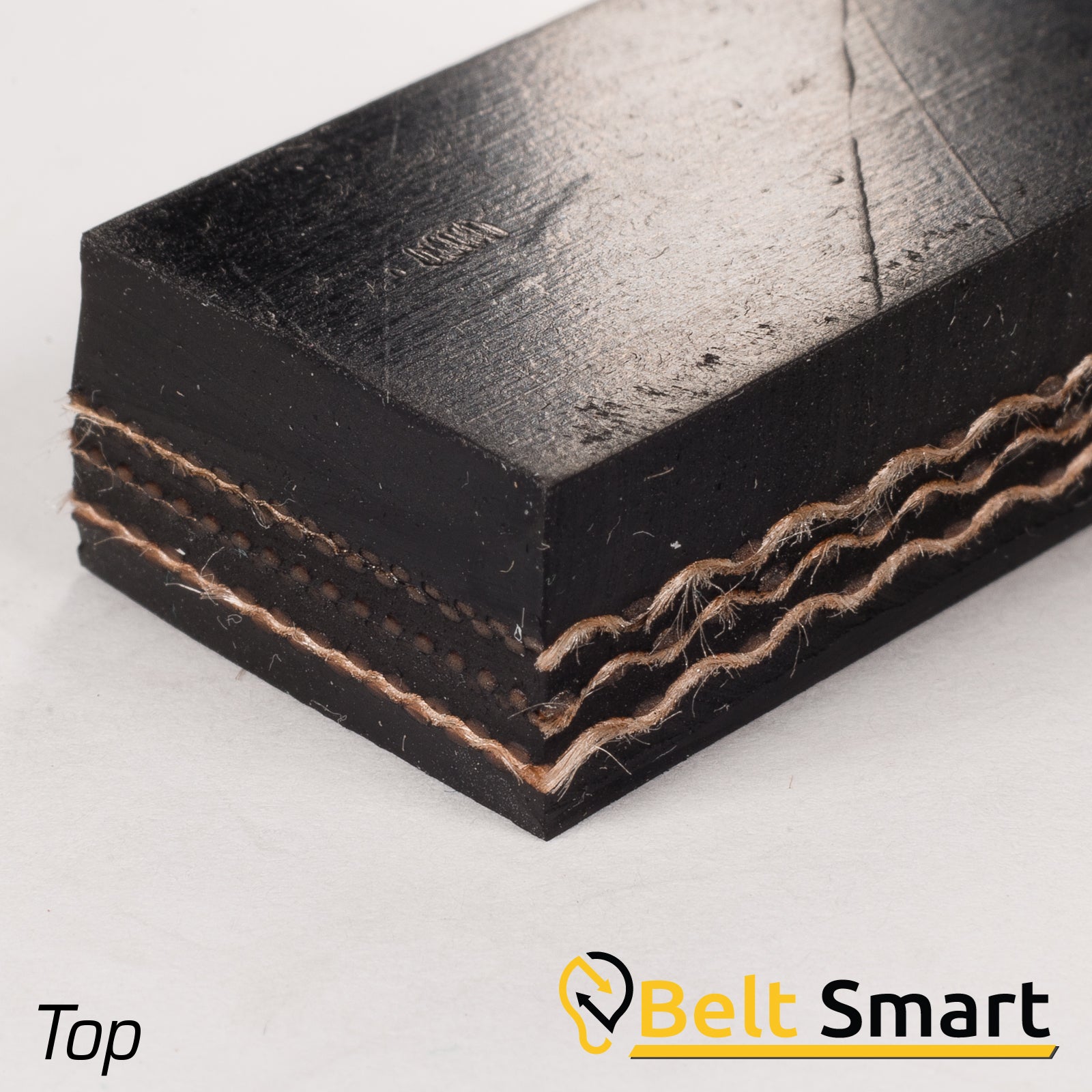 BS077A - #77a Beltservice 3 Ply 330 Black Belt 3/16" x 1/16" MOR-SC Conveyor Belt