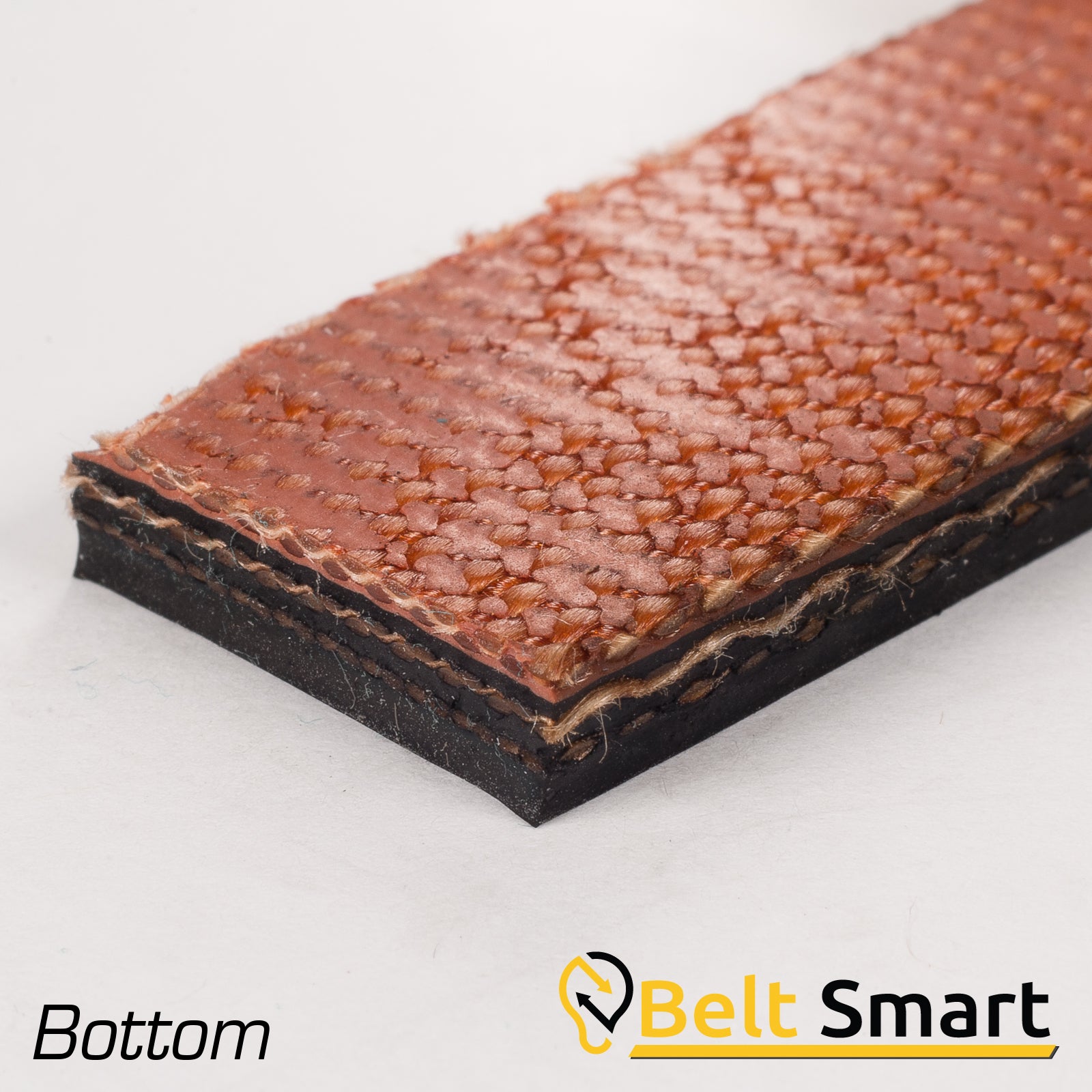 BS077C - #77c Beltservice 3 Ply 330 Black Belt 1/16" x Bare Conveyor Belt