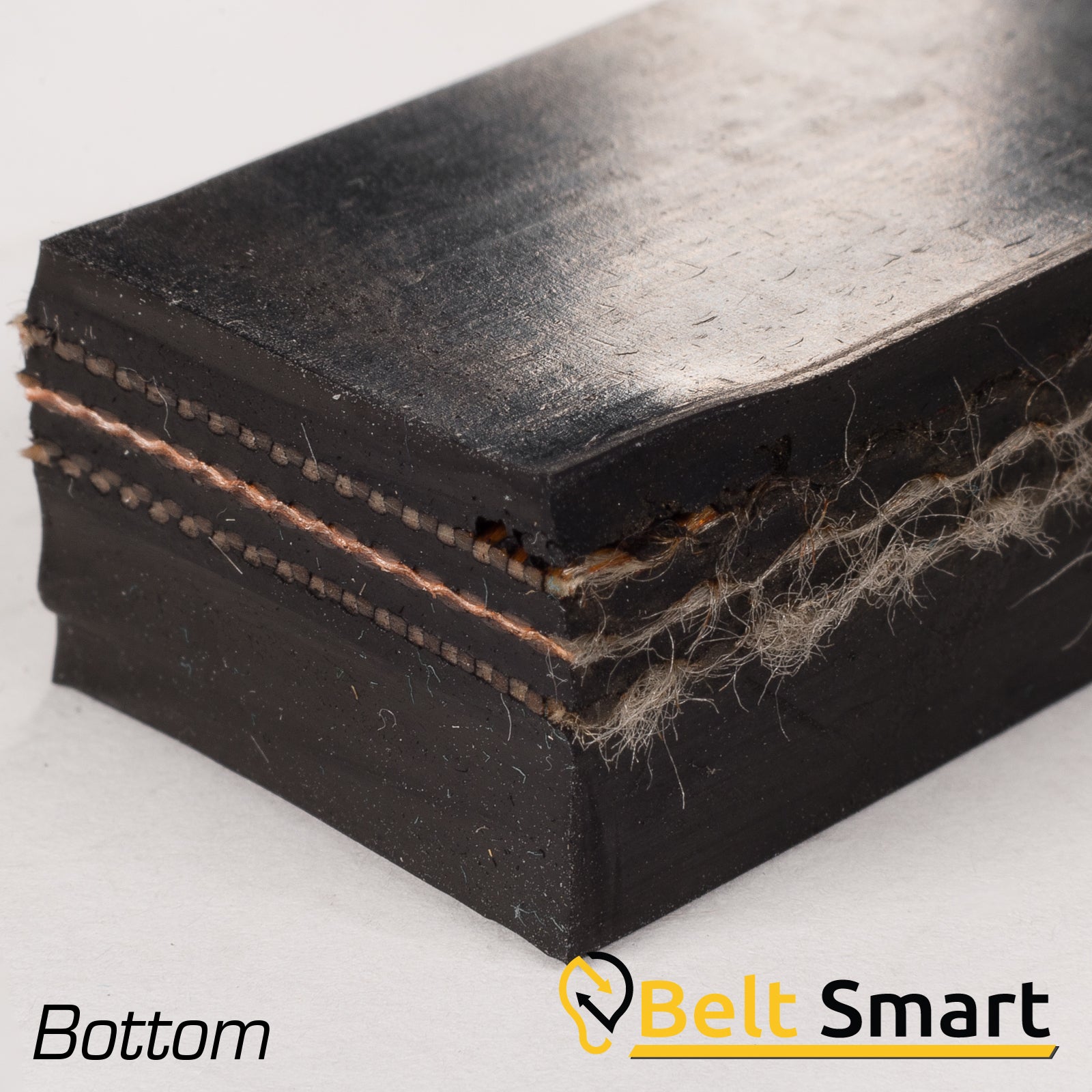 BS078 - #78 Beltservice 3 Ply 330 Black Belt 1/4" x 1/16" Conveyor Belt