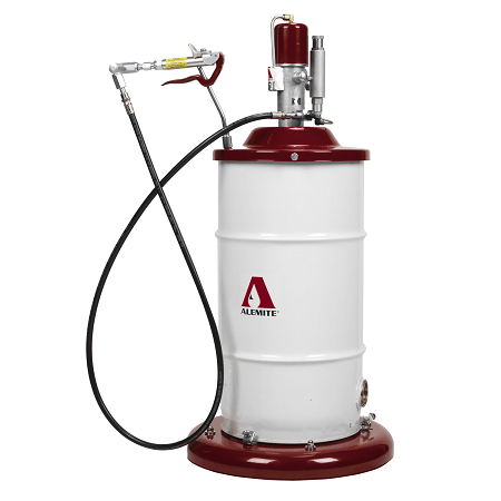 8541-5 Alemite Grease Pump - Pneumatic Standard Duty - Portable - Material Outlet: 3/8" NPTF(f) - Container size: 120Lb