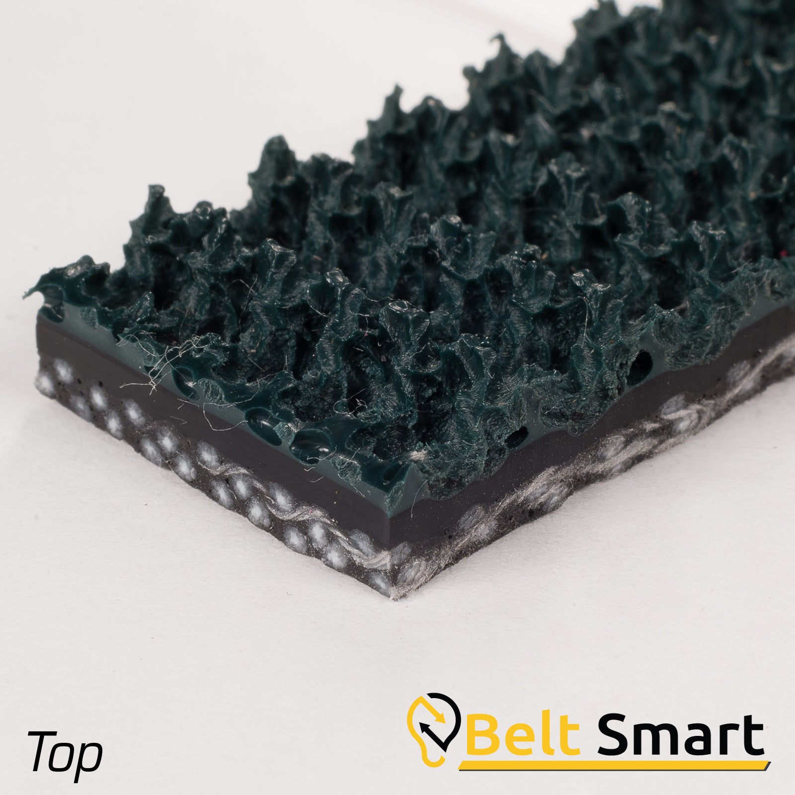 BS087 - #87 Beltservice PVC - 120 Green Supergrip Roughtop x FS Conveyor Belt