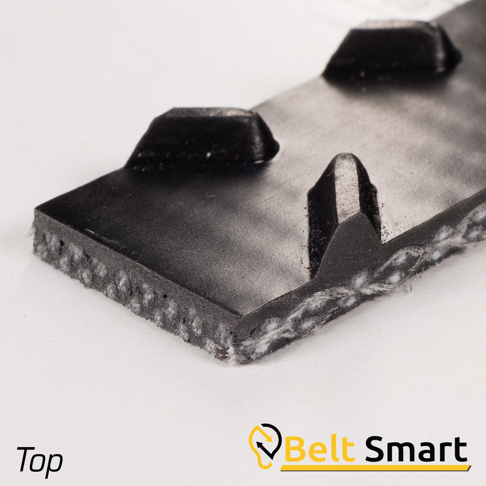 BS088 - #88 Beltservice PVC - 100 Black Chevron Top II x BR MOR Conveyor Belt
