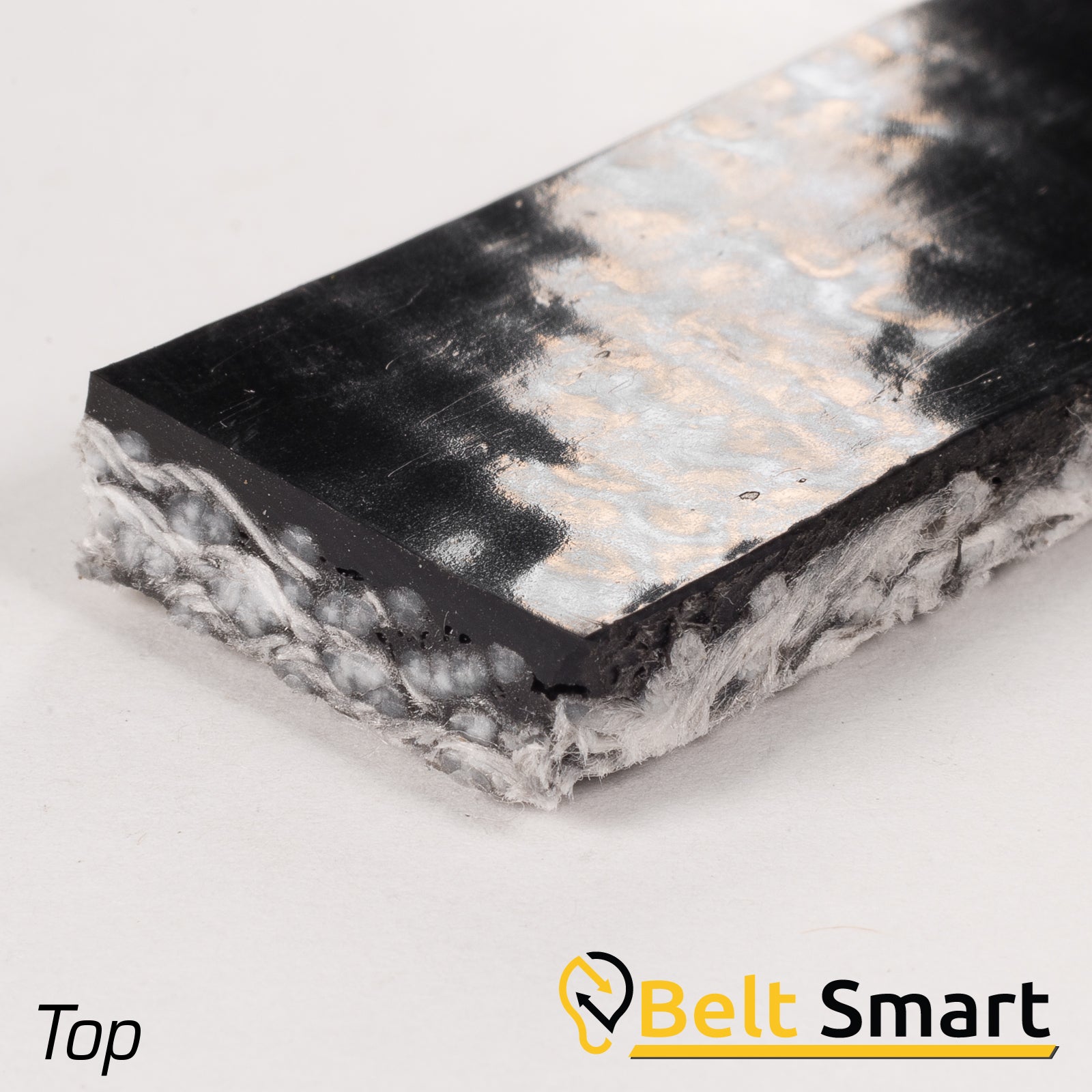 BS097 - #97 Beltservice PVC - 200 Black C x Brushed Conveyor Belt