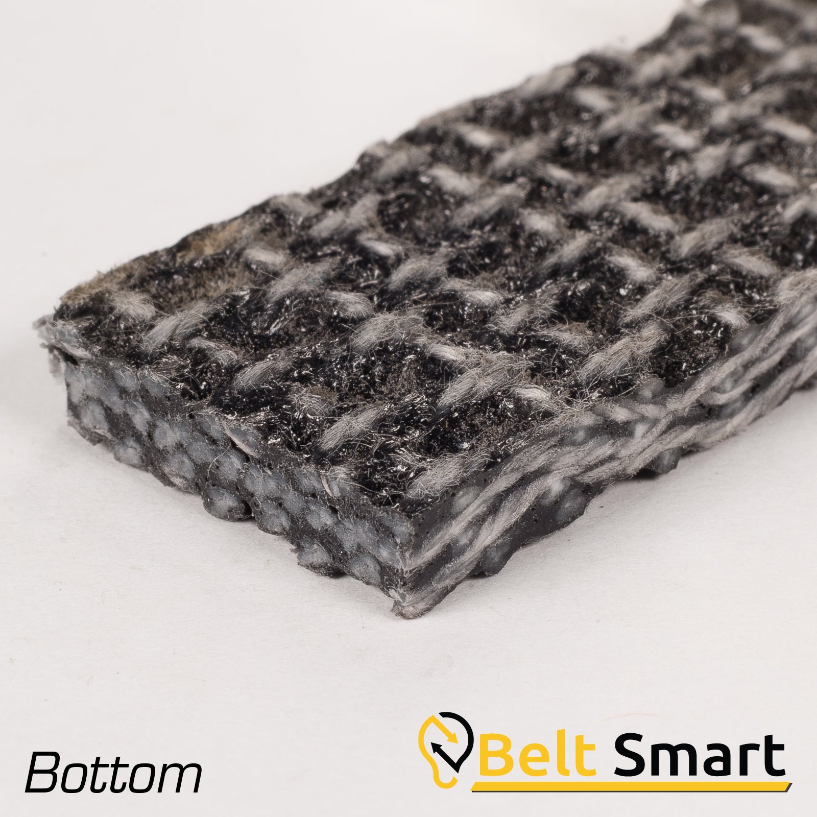 BS098 - #98 Beltservice PVC - 200 Black FS x Brushed FR Conveyor Belt