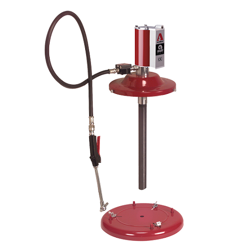 9961-1 Alemite Oil Pump - Pneumatic RAM - Portable - Drum Size: 16 gallon/120 Lb - Air inlet: 1/4" NPTF(f)