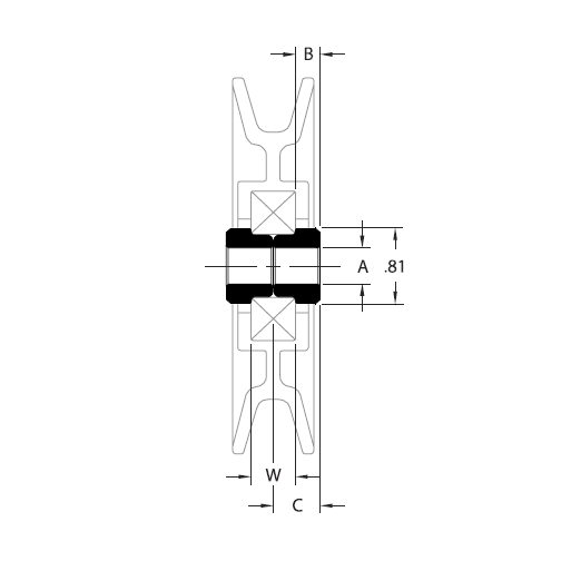 CB0003 by Fenner Drives | PowerMax Mounting Clevis | Adapter
