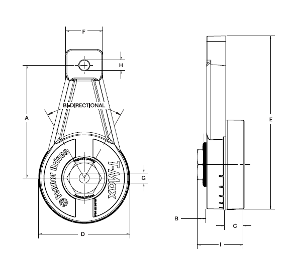 RT1001 by Fenner Drives | T-Max Tensioner-Force | Range: 0-30 lb