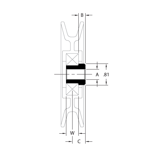SB0020 by Fenner Drives | PowerMax Mounting Shoulder | Adapter
