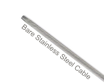 SSC-42-1 Flexco Hinge Pin for 375X & 550 Bolt Hinged Fasteners / R2 & R5 SR Rivet Hinged Fasteners - 38203 - Bare Stainless Steel Cable (7/32" dia.) - 42" Belt Width