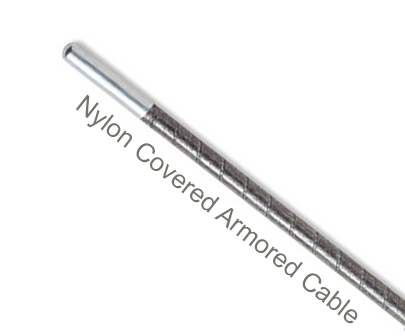 NAC6-44-1 Flexco Hinge Pin for SR Scalloped Edge R6 Rivet Hinged Fasteners - 40942 - Nylon Covered Armored Cable (13/32" dia.) - 44" Belt Width