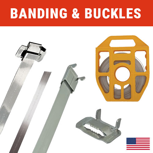 Banding & Buckles Made in the USA.