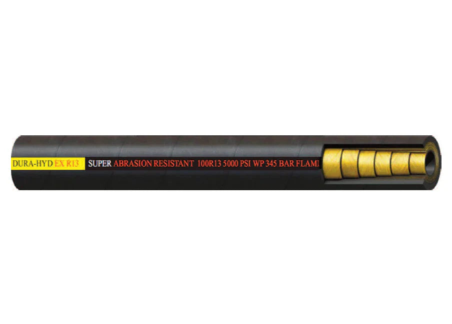 DHEXR13 DURA-HYD EX Super Abrasion Resistant Multispiral Extra High Pressure Import Hydraulic Hose (SAE 100R13) by Couplamatic