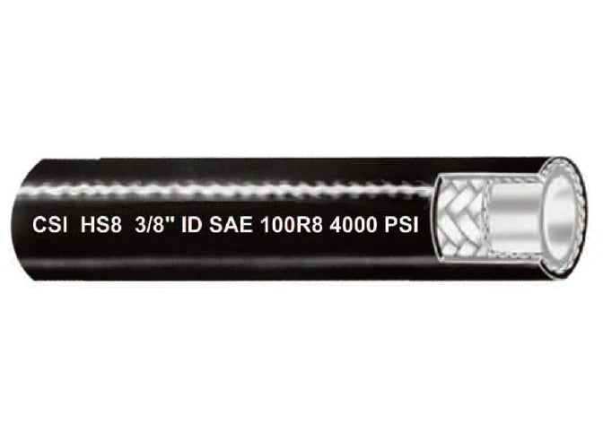 HS8 Thermoplastic Hydraulic Hose (SAE 100R8) by Couplamatic