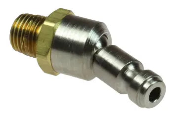 16-04BS by Coilhose | Coilflow™ Ball Swivel Connector | Automotive Interchange | 1/4" Connector x 1/4" Male NPT Thread | Steel/Brass