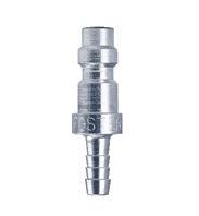 04-2 by ZSi-Foster | Quick Disconnect Plug | Hose Stem | 1/4" ID | Steel